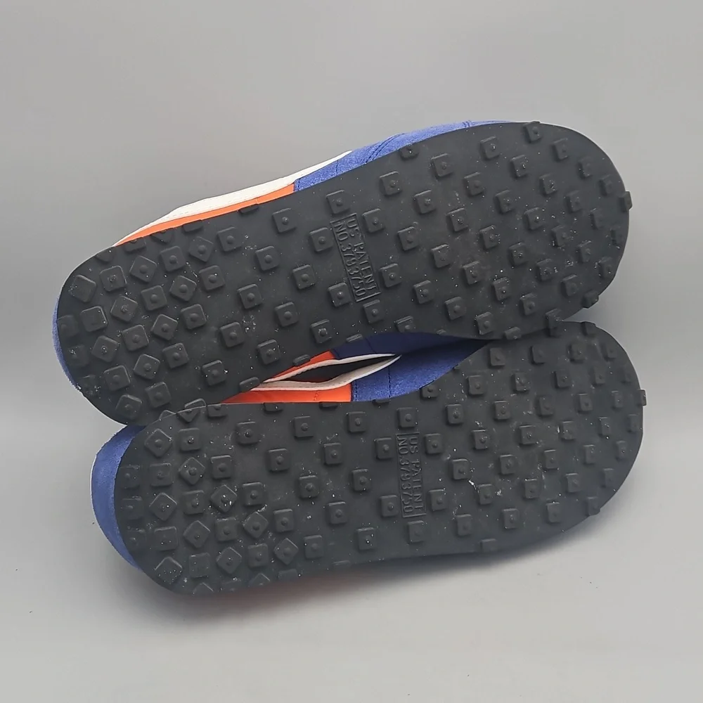 Nike Pre Montreal Men's Blue and Orange Sneakers Size 9.5